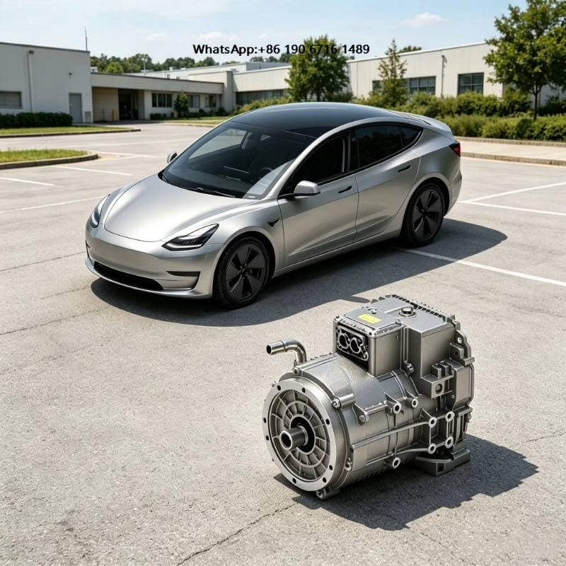 Ev Electric Motor Conversion Kit Car - 320V 110Kw Elektromotor met Invertercontroller 270Nm