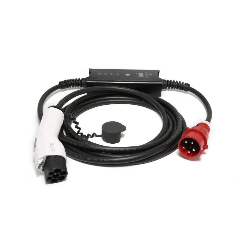Type 2 Portable Ev Charger 11Kw Cee - Schermweergave 16A3P GBT CEE AC EV-lader